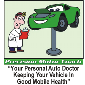 Auto Repair South Windsor CT - Precision Motor Coach at 1281 John Fitch Blvd. (Route 5), South Windsor CT 06074. "Your Personal Auto Doctor Keeping Your Vehicle In Good Mobile Health"